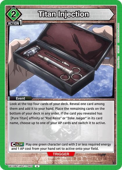 Titan Injection, UE10BT: Attack on Titan UE10BT/AOT-1-063