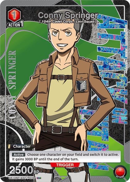 Conny Springer (079) (U*), UE10BT: Attack on Titan UE10BT/AOT-1-079