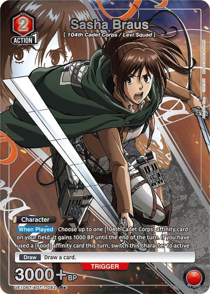 Sasha Braus (082) (R*), UE10BT: Attack on Titan UE10BT/AOT-1-082