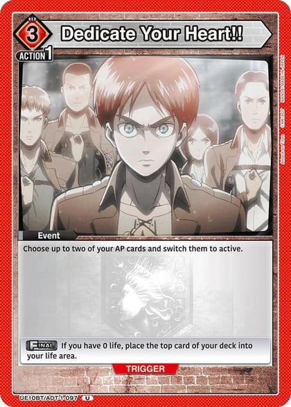 Dedicate Your Heart!!, UE10BT: Attack on Titan UE10BT/AOT-1-097