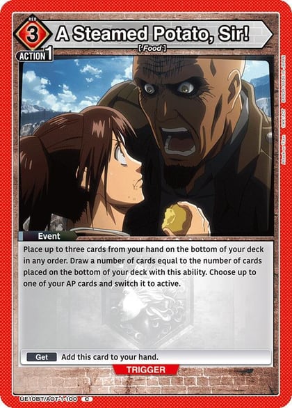 A Steamed Potato, Sir!, UE10BT: Attack on Titan UE10BT/AOT-1-100