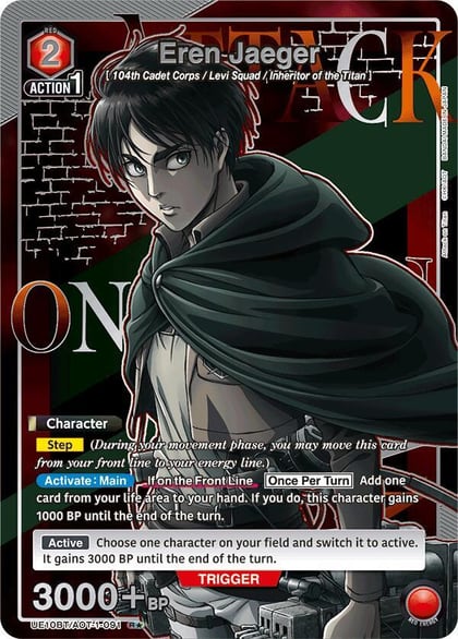 Eren Jaeger (091) (R*), UE10BT: Attack on Titan UE10BT/AOT-1-091