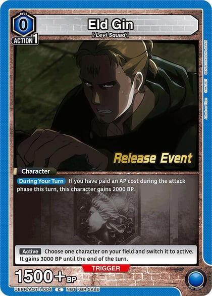 Eld Gin, UE10BT: Attack on Titan Release Event Cards UEPR/AOT-1-004