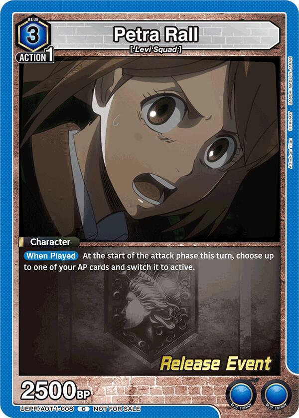 Petra Rall, UE10BT: Attack on Titan Release Event Cards UEPR/AOT-1-006