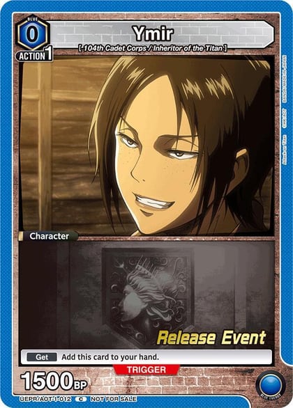 Ymir (012), UE10BT: Attack on Titan Release Event Cards UEPR/AOT-1-012