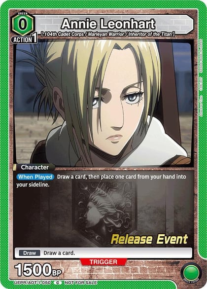 Annie Leonhart (050), UE10BT: Attack on Titan Release Event Cards UEPR/AOT-1-050