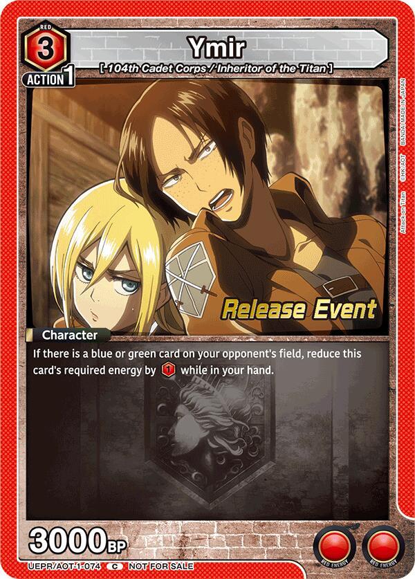 Ymir (074), UE10BT: Attack on Titan Release Event Cards UEPR/AOT-1-074