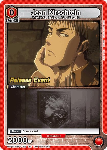 Jean Kirschtein (083), UE10BT: Attack on Titan Release Event Cards UEPR/AOT-1-083
