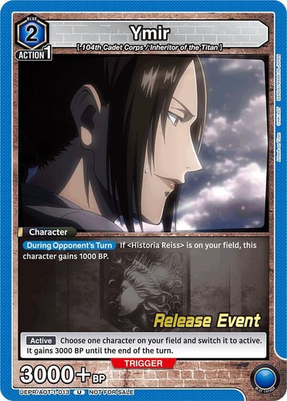 Ymir (013), UE10BT: Attack on Titan Release Event Cards UEPR/AOT-1-013