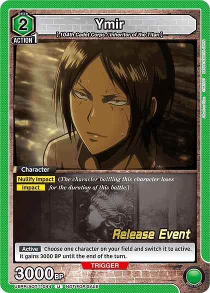 Ymir (044), UE10BT: Attack on Titan Release Event Cards UEPR/AOT-1-044