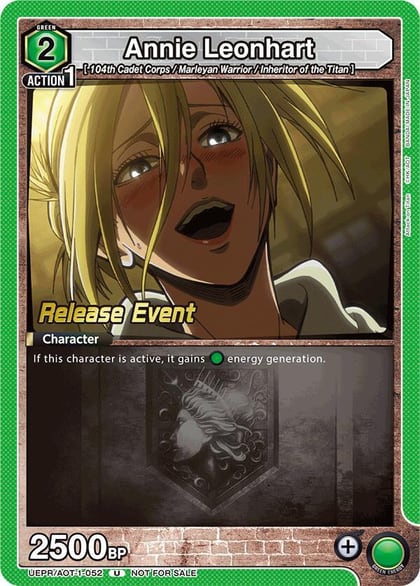 Annie Leonhart (052), UE10BT: Attack on Titan Release Event Cards UEPR/AOT-1-052