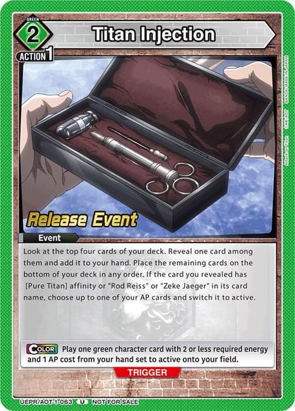 Titan Injection, UE10BT: Attack on Titan Release Event Cards UEPR/AOT-1-063
