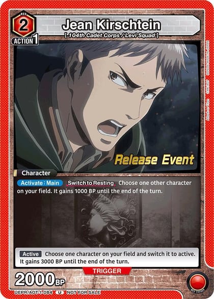 Jean Kirschtein (084), UE10BT: Attack on Titan Release Event Cards UEPR/AOT-1-084