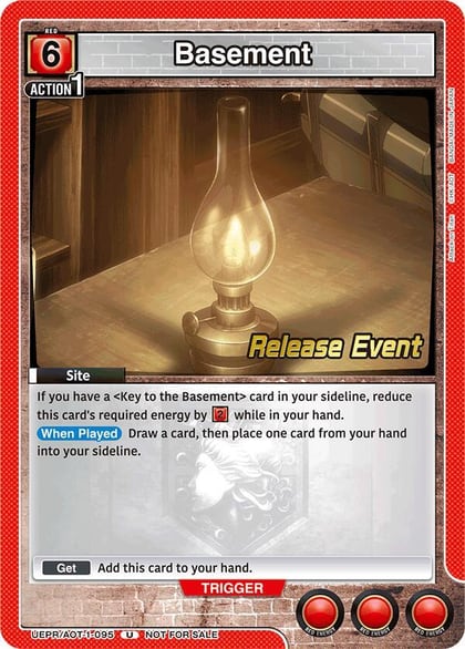 Basement, UE10BT: Attack on Titan Release Event Cards UEPR/AOT-1-095