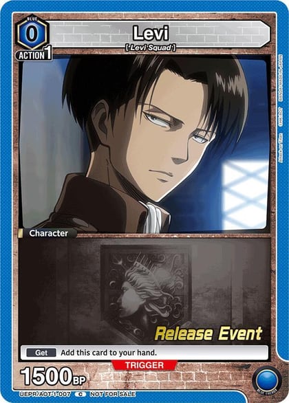 Levi (007), UE10BT: Attack on Titan Release Event Cards UEPR/AOT-1-007