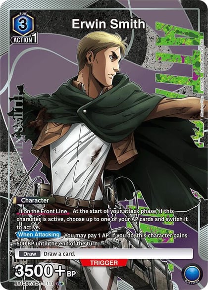 Erwin Smith (R*), UE10ST: Attack on Titan Starter Deck UE10ST/AOT-1-111