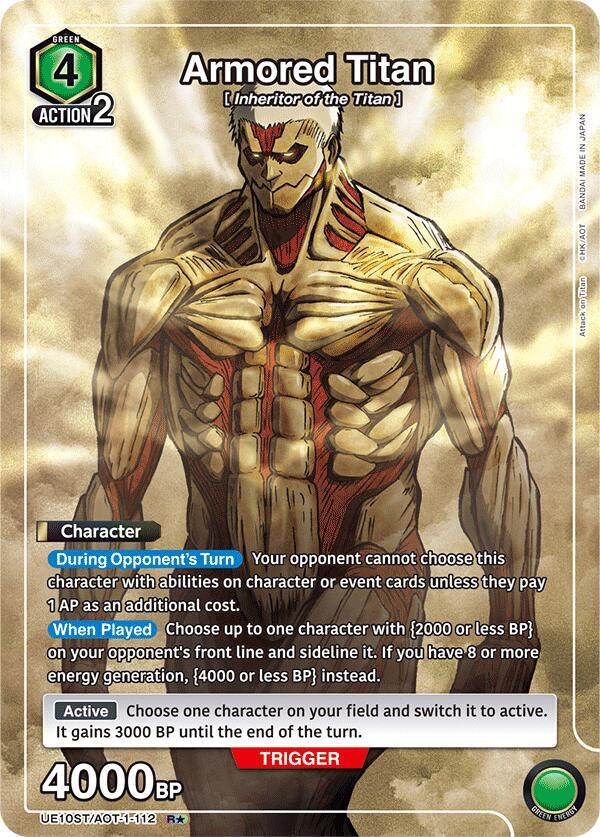 Armored Titan (R*), UE10ST: Attack on Titan Starter Deck UE10ST/AOT-1-112