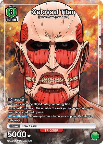 Colossal Titan (R*), UE10ST: Attack on Titan Starter Deck UE10ST/AOT-1-113