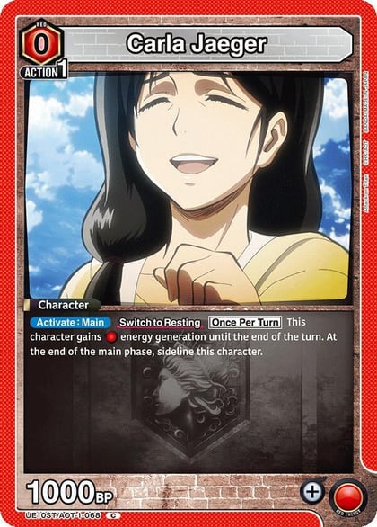 Carla Jaeger, UE10ST: Attack on Titan Starter Deck UE10ST/AOT-1-068