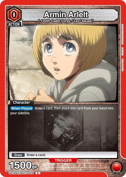 Armin Arlelt (075), UE10ST: Attack on Titan Starter Deck UE10ST/AOT-1-075