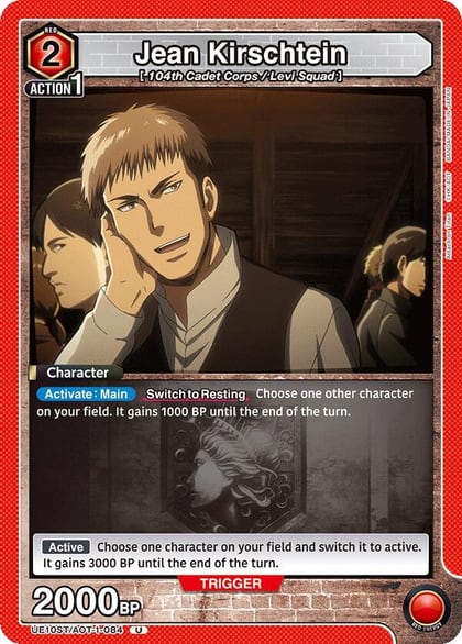 Jean Kirschtein, UE10ST: Attack on Titan Starter Deck UE10ST/AOT-1-084