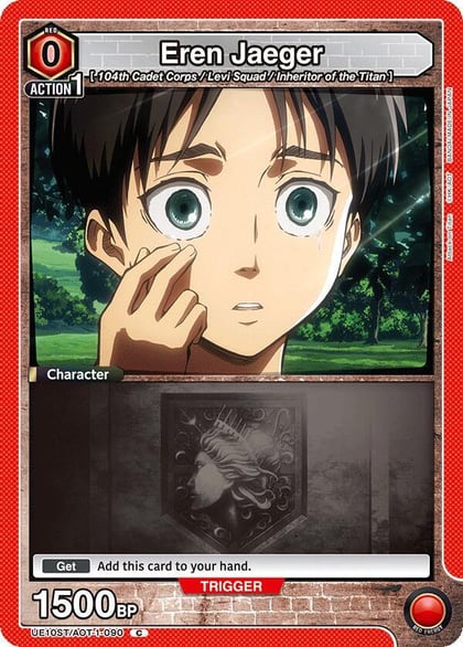 Eren Jaeger (090), UE10ST: Attack on Titan Starter Deck UE10ST/AOT-1-090