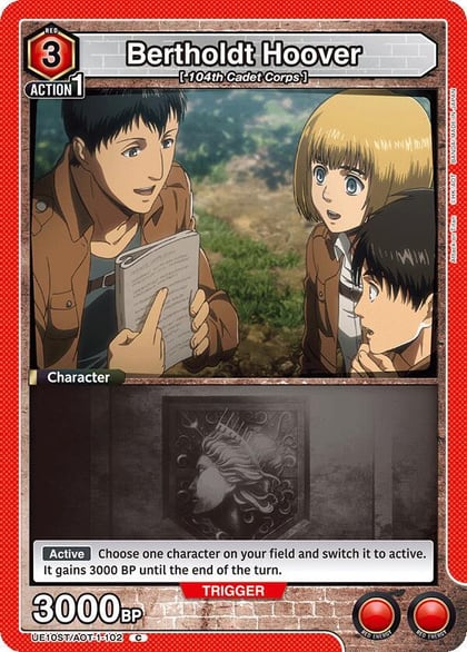 Bertholdt Hoover, UE10ST: Attack on Titan Starter Deck UE10ST/AOT-1-102