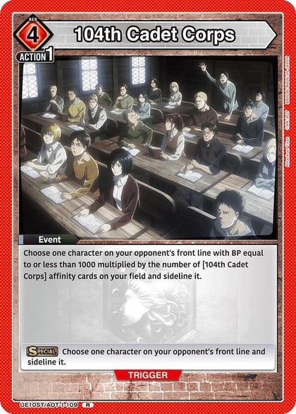104th Cadet Corps, UE10ST: Attack on Titan Starter Deck UE10ST/AOT-1-109