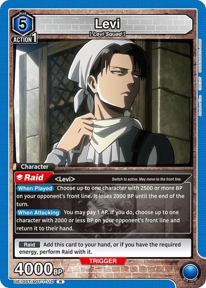 Levi, UE10ST: Attack on Titan Starter Deck UE10ST/AOT-1-110