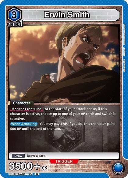 Erwin Smith, UE10ST: Attack on Titan Starter Deck UE10ST/AOT-1-111