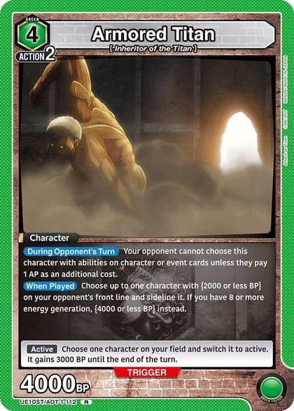 Armored Titan, UE10ST: Attack on Titan Starter Deck UE10ST/AOT-1-112