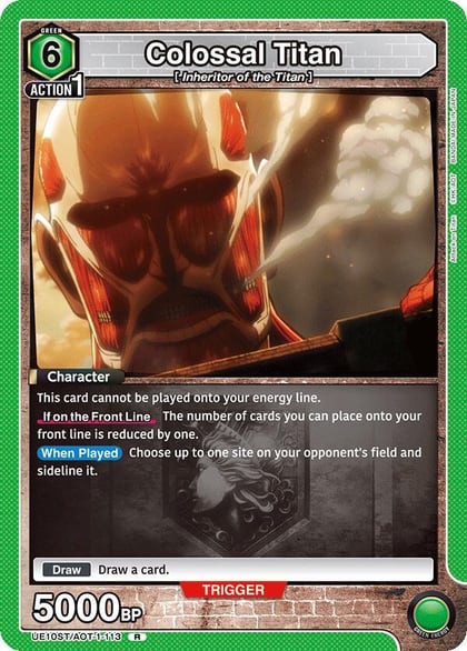 Colossal Titan, UE10ST: Attack on Titan Starter Deck UE10ST/AOT-1-113