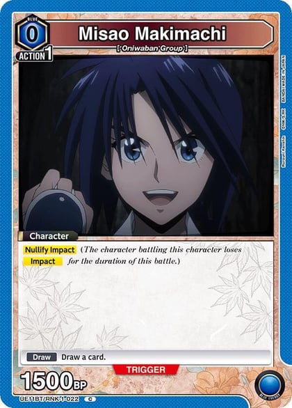 Misao Makimachi (022), UE11BT: Rurouni Kenshin UE11BT/RNK-1-022