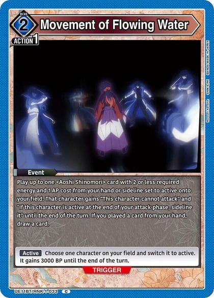 Movement of Flowing Water, UE11BT: Rurouni Kenshin UE11BT/RNK-1-033