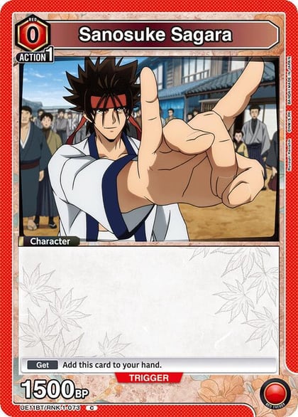 Sanosuke Sagara (073), UE11BT: Rurouni Kenshin UE11BT/RNK-1-073
