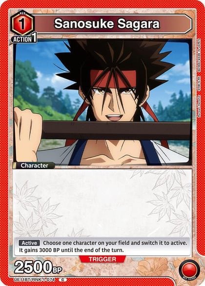 Sanosuke Sagara (074), UE11BT: Rurouni Kenshin UE11BT/RNK-1-074