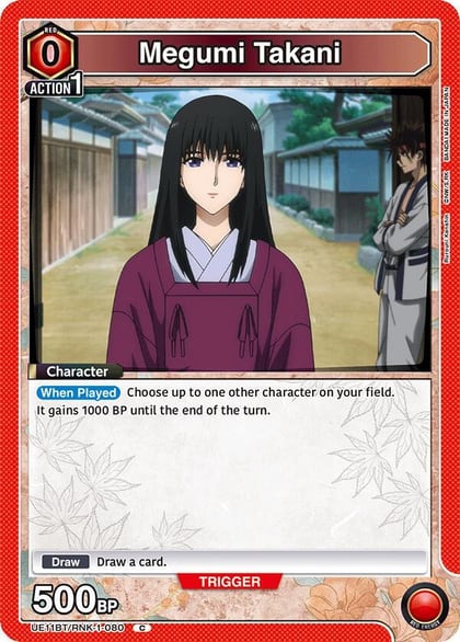 Megumi Takani (080), UE11BT: Rurouni Kenshin UE11BT/RNK-1-080