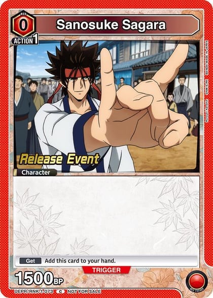 Sanosuke Sagara (073), UE11BT: Rurouni Kenshin Release Event Cards UEPR/RNK-1-073