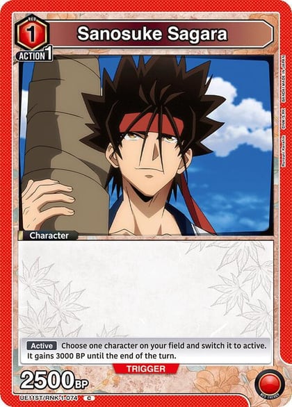 Sanosuke Sagara (074), UE11ST: Rurouni Kenshin Starter Deck UE11ST/RNK-1-074
