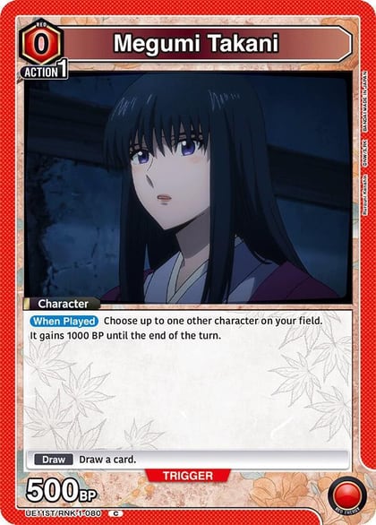 Megumi Takani (080), UE11ST: Rurouni Kenshin Starter Deck UE11ST/RNK-1-080