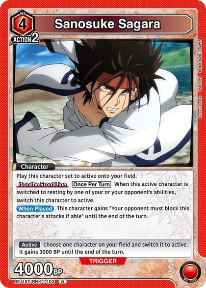 Sanosuke Sagara (103), UE11ST: Rurouni Kenshin Starter Deck UE11ST/RNK-1-103