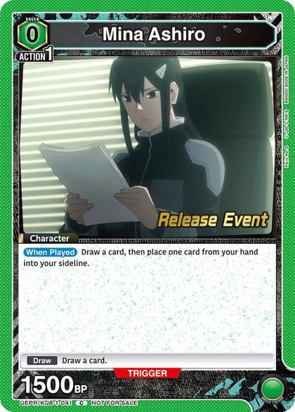 Mina Ashiro (041), UE12BT: Kaiju No. 8 Release Event Cards UEPR/KJ8-1-041