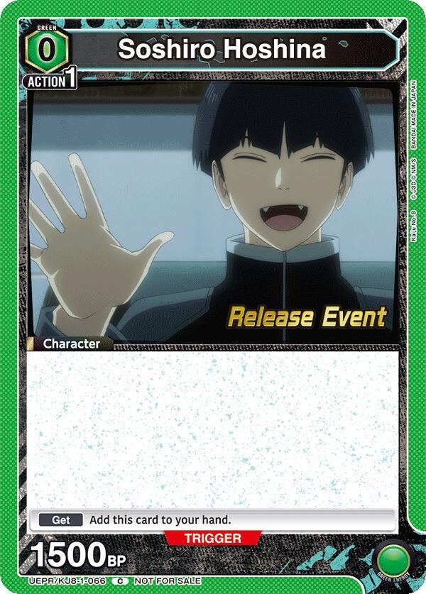 Soshiro Hoshina (066), UE12BT: Kaiju No. 8 Release Event Cards UEPR/KJ8-1-066