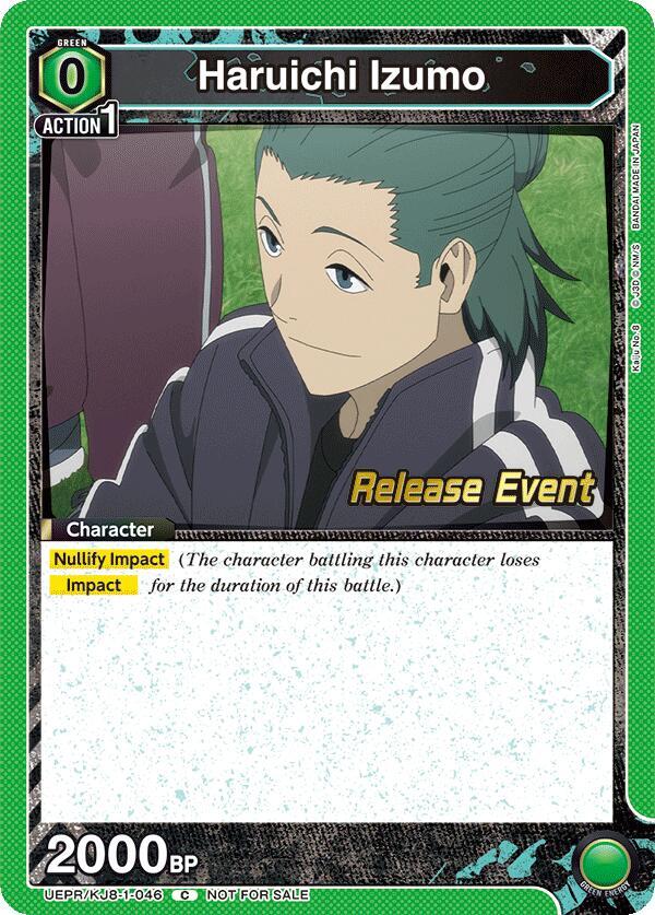 Haruichi Izumo (046), UE12BT: Kaiju No. 8 Release Event Cards UEPR/KJ8-1-046