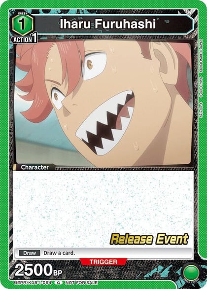 Iharu Furuhashi (064), UE12BT: Kaiju No. 8 Release Event Cards UEPR/KJ8-1-064
