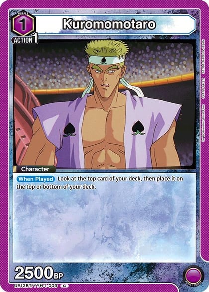 Kuromomotaro, UE13BT: Yu Yu Hakusho: Ghost Files UE13BT/YYH-1-009