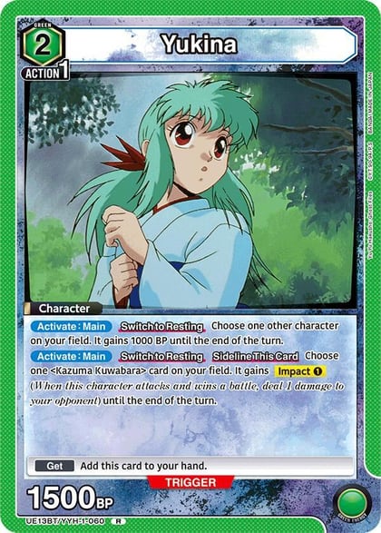 Yukina (060) (Box Topper Foil), UE13BT: Yu Yu Hakusho: Ghost Files UE13BT/YYH-1-060
