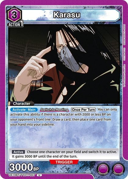 Karasu (007), UE13BT: Yu Yu Hakusho: Ghost Files UE13BT/YYH-1-007