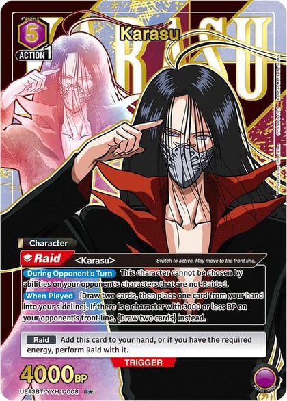 Karasu (008) (R*), UE13BT: Yu Yu Hakusho: Ghost Files UE13BT/YYH-1-008