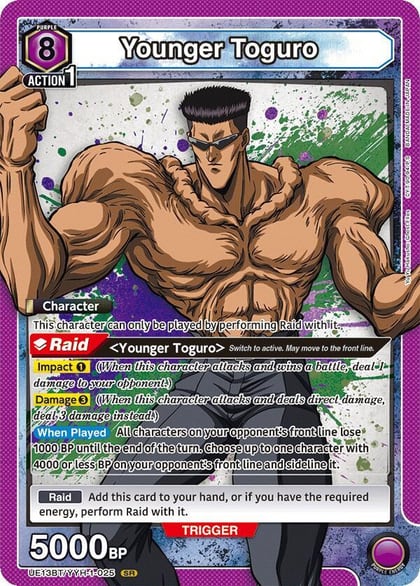 Younger Toguro (025), UE13BT: Yu Yu Hakusho: Ghost Files UE13BT/YYH-1-025